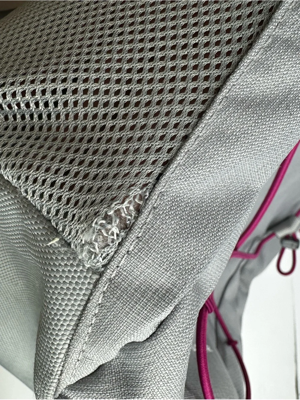 The North Face Jester Backpack in Light Gray Plum Cord Unisex Adjustable School